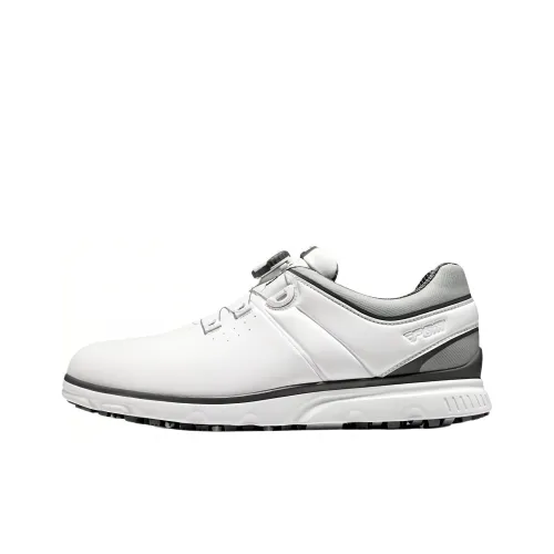 PGM Golf Shoes Low Top White Gray Men's