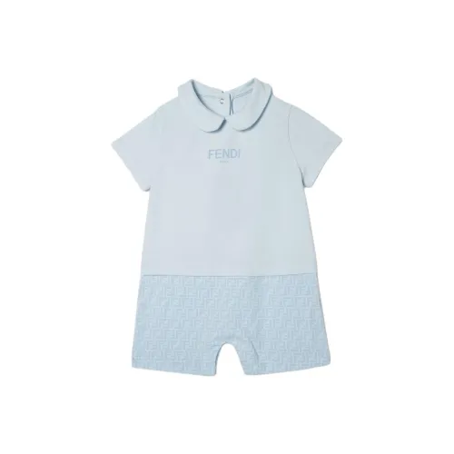 FENDI Комбинезон SS25 Светло-Синий Для Новорожденных и Малышей
