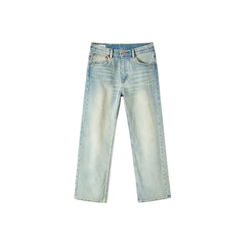 DKRVT Ностальгический Светло-Синий [Упаковка] Мужские Джинсы