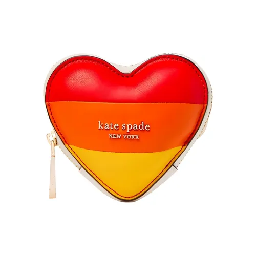 Kate Spade Кожа Кошелек для монет Кошелек Женские Желтый Оранжевый Красный