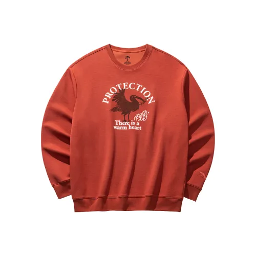Anta Life Collection Mossy Rust Красный Унисекс Свитшоты