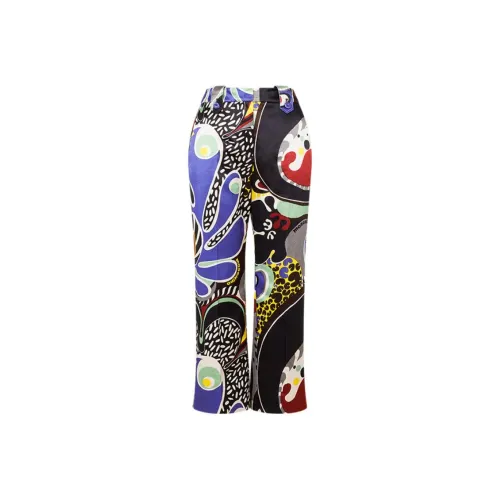 MOSCHINO Черные Женские Повседневные Брюки
