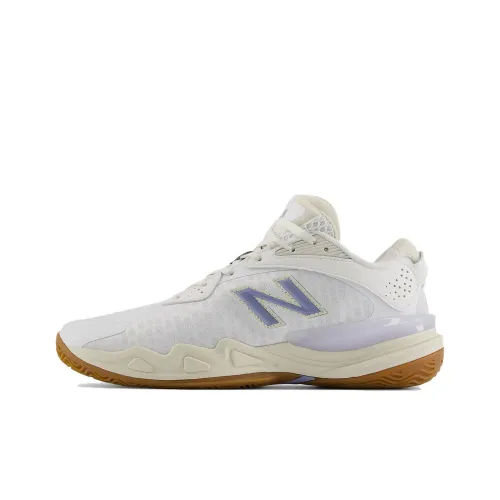 New Balance Hesi Low V2 Устойчивые к истиранию Низкие Баскетбольные кроссовки Унисекс Бежевый Белый