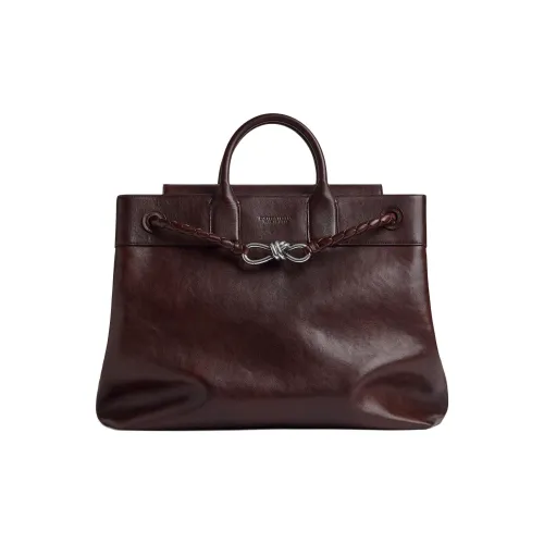 Bottega Veneta Andiamo series Телячья кожа Сумка Мужской Mahogany Brown