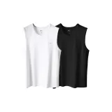 Круглый вырез, 2 упаковки (белый + черный), 2 упаковки - легко мочится и экономит деньги!