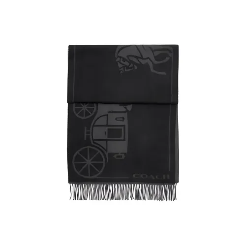 COACH Овечья шерсть кашемир унисекс черный