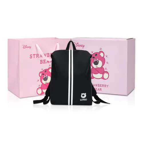 Disney Strawberry Bear Series Холст Рюкзак Стандартный Унисекс Многоцветный