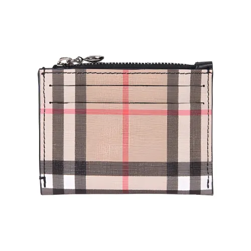 Burberry Кошелек с покрытием держатель для карт женский цвет хаки