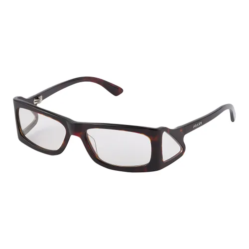 PRADA Ацетат Прямоугольные Оправы для Очков Мужские Черепаховый