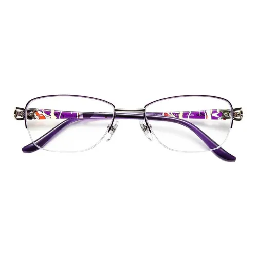 Red Sunset Сплав TR90 Неправильный Многоугольник Функциональные очки Women's Silver Фиолетовый