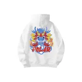 Белый, с капюшоном