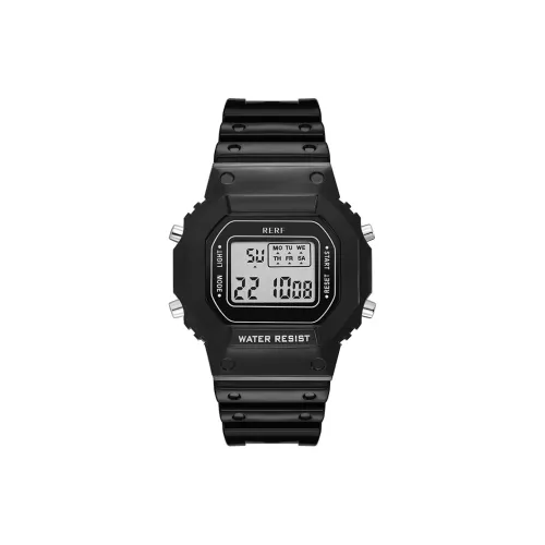 RERF Электронные Механические Часы из Пластика с Ремешком Унисекс Серый Циферблат