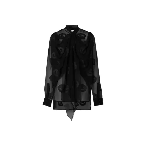 Burberry FW22 Рубашка Женская Черная