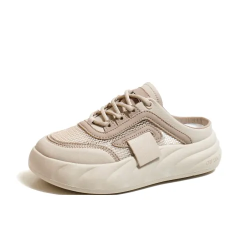 JINDUN Устойчивые к истиранию Антибактериальные Домашние тапочки Женские Бежево-серый