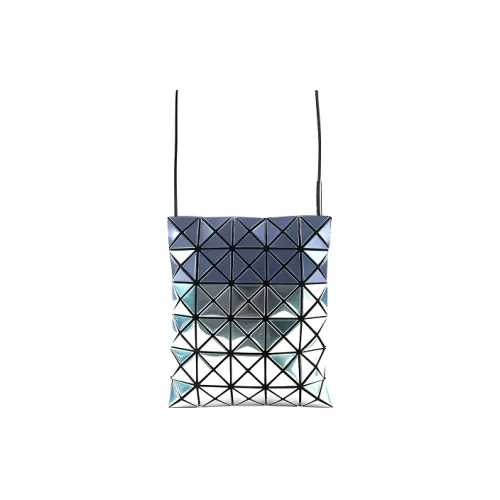 ISSEY MIYAKE Платина Шнурок Сумка Сумка через плечо Женская Глянцевая Синяя Белая