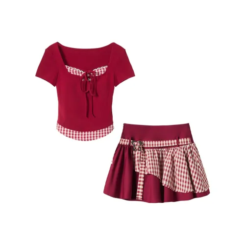 fabric pig Женские комплекты с юбкой