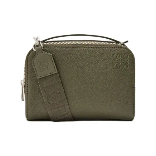 LOEWE Корова Кожа Camera Сумка Сумка через плечо Мини Сумка Мужская Хаки Зеленая