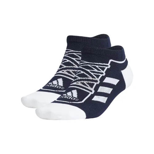 Adidas Низкие носки унисекс 2 упаковки черные