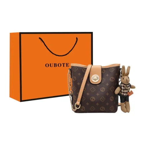 OUBOTE PVC Сумка через плечо Стандартная Женская Кофейного цвета