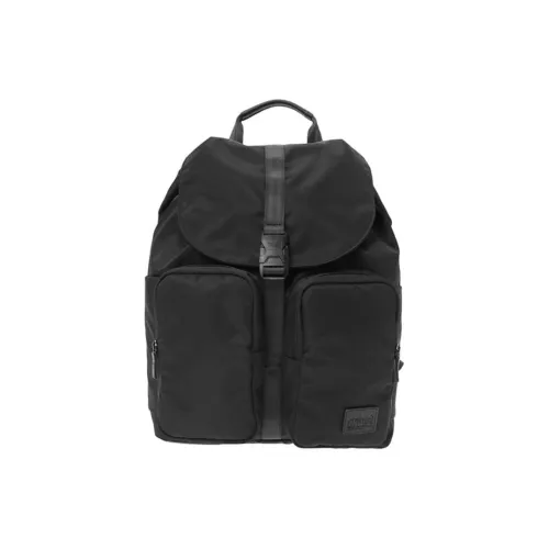 Manhattan Portage Twill Nylon Backpack Men's Black
