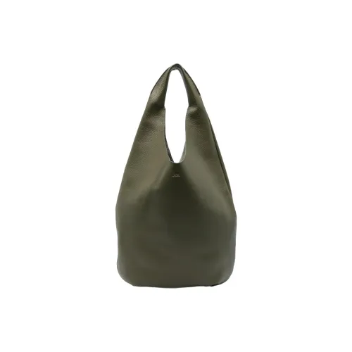 A.P.C Коровья кожа Сумка на плечо Стандартная Женская Лесной зеленый