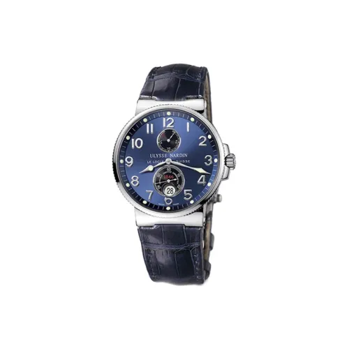 ULYSSE NARDIN Автоматический Механический Механизм Мужские Часы 41mm*12,5mm Синий