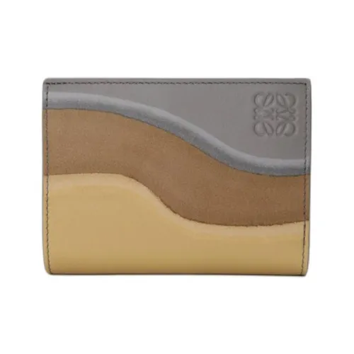LOEWE Napa Голень Кожа Кошелек Унисекс Серый