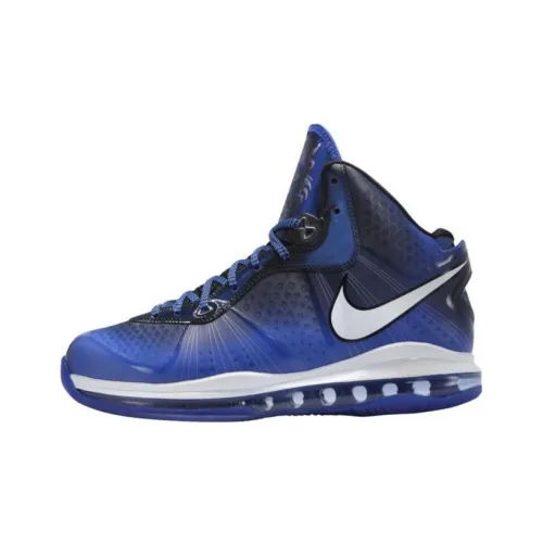 Nike Lebron 8 V 2 All Star Синий Высокий Топ Винтажные Баскетбольные Кроссовки Мужской Черный Синий