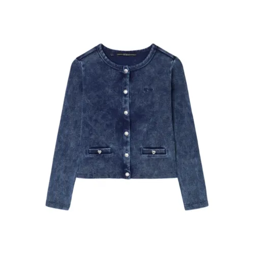 GUESS Средне-голубые Женские Куртки