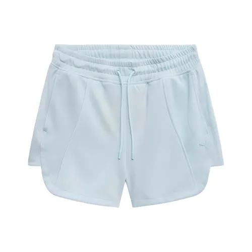 PUMA KNT Повседневные шорты Unisex Light Blue