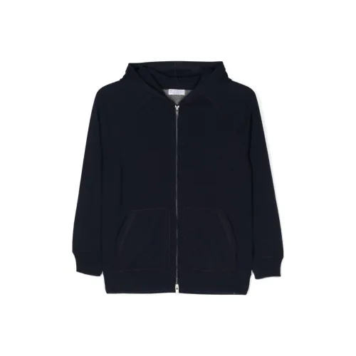 BRUNELLO CUCINELLI Толстовка Kids Одежда Морской синий · Детский