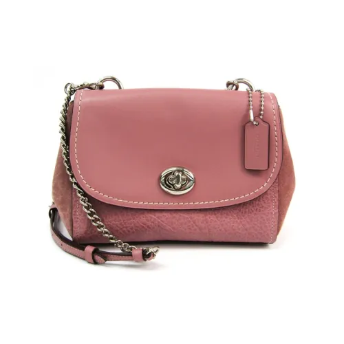 COACH Faye Коровья кожа Сумка через плечо Маленькая Женская Рубиновый красный