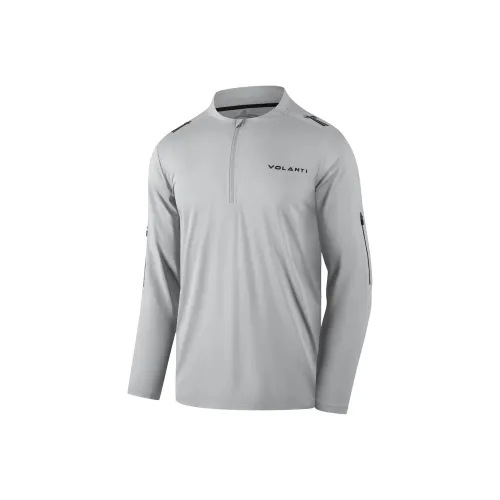 Volanti Azure Fere Навес Бег T Рубашка Унисекс Темно-серый