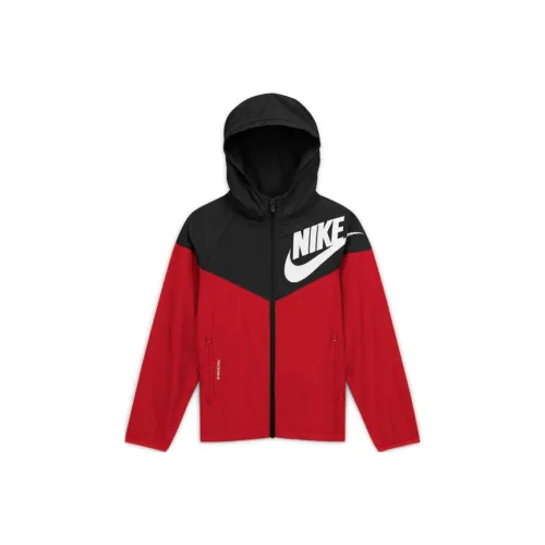 nike Детская одежда Sportswear WINDRUNNER Куртки Пальто Университетский красный Детский