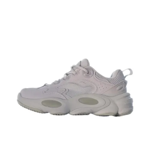 ANTA Life Collection Амортизация Износостойкий Низкий Топ Толстая Подошва Кроссовки Женские Светлый Bath Серый