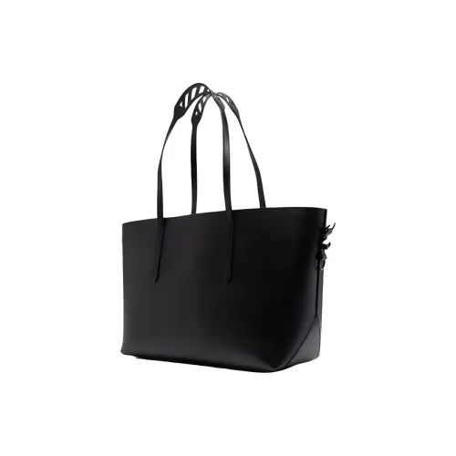 OFF Белый Кожа Через плечо Сумка Унисекс Черный