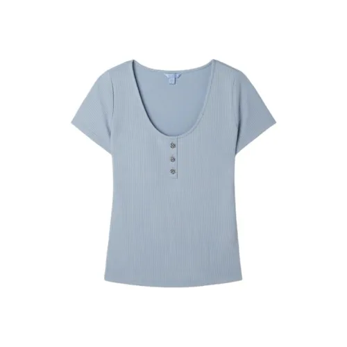 GUESS Светло-синие Женские футболки