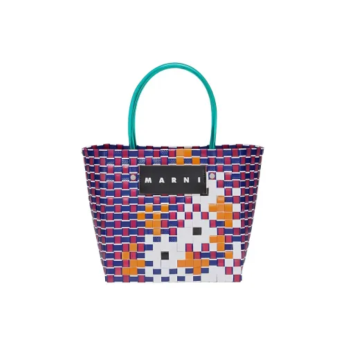 MARNI Пластик Тоут Сумка Сумка для покупок Корзинка-сумка Сумка среднего размера Женская Фиолетовая