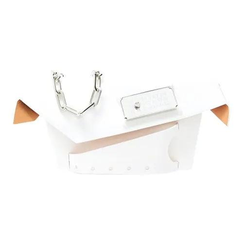 Maison Margiela Полиэстер Коробка Сумка Одно Плечо Сумка Маленькая Женская Белая