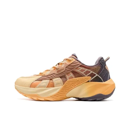 XTEP Crimson Flame 5,0 Амортизаторы Slip-он Устойчивый к истиранию Низкий Топ Casual Женский Оранжевый Коричневый