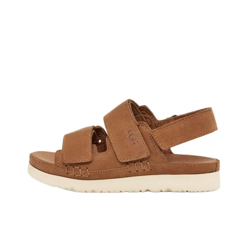 UGG Детские сандалии с низким верхом, коричневые, школьного возраста