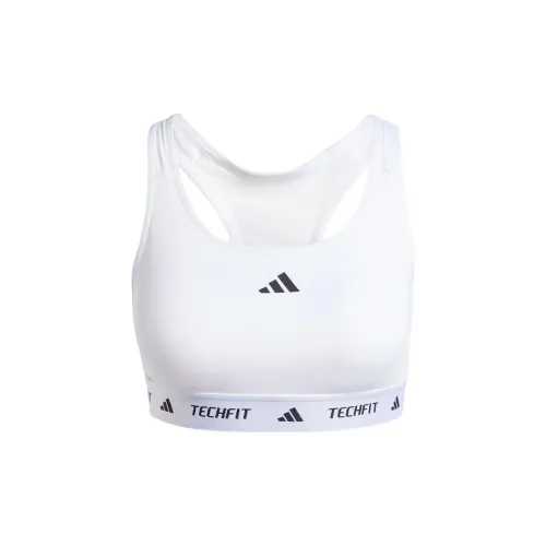 Adidas TECHFIT Бюстгальтер с средней поддержкой Women's White