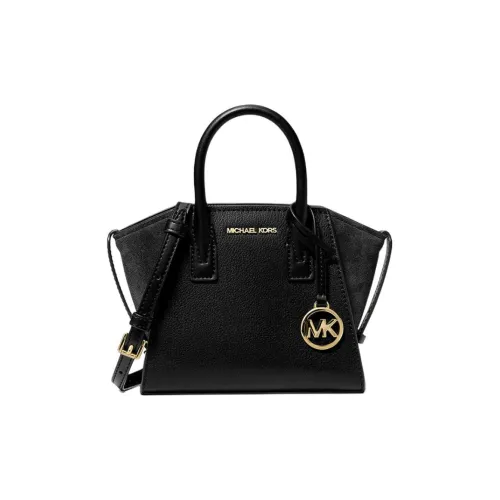 MICHAEL KORS Avril Коровья кожа Через плечо Одно плечо Сумка Женская Черная