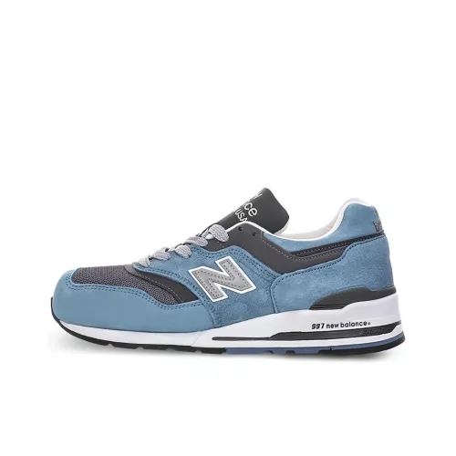 New Balance NB 997 Low Топ Повседневные Беговые Кроссовки Унисекс Ледяной Синий