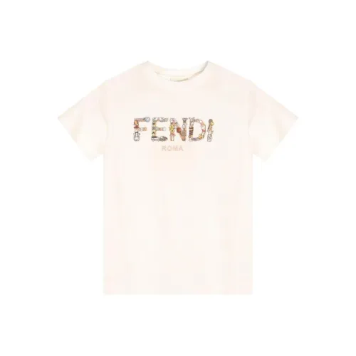 FENDI T-рубашка кремовая для детей 3-7 лет