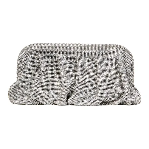 BENEDETTA BRUZZICHES Алюминиевая сетка клатч Женское серебро