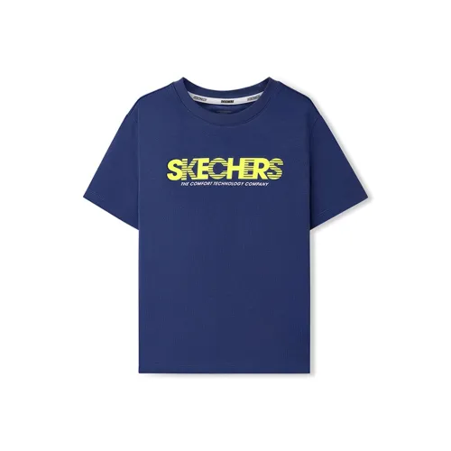 Skechers Kids T-Shirt Medieval Blue 007D Подростки