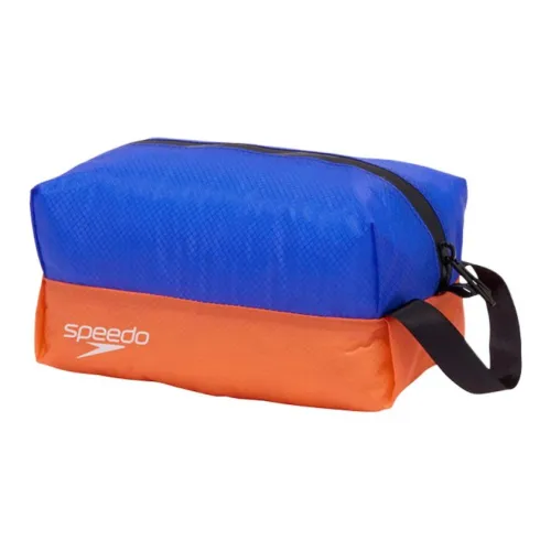 Speedo Переработанный нейлон Путешествие Мешок для хранения Трубы Унисекс Синий Апельсин