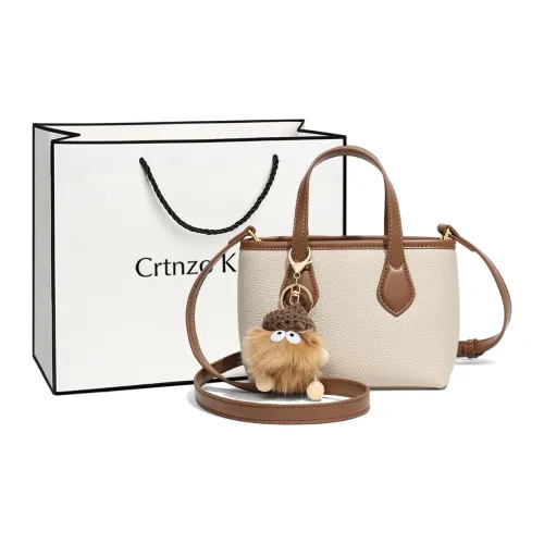 Crtnzo Kroez Сумка через плечо из коровьей кожи сумка обычная женская молочно-белая