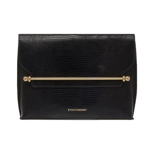 Strathberry Smooth Calfskin Сумка через плечо Женская Черная